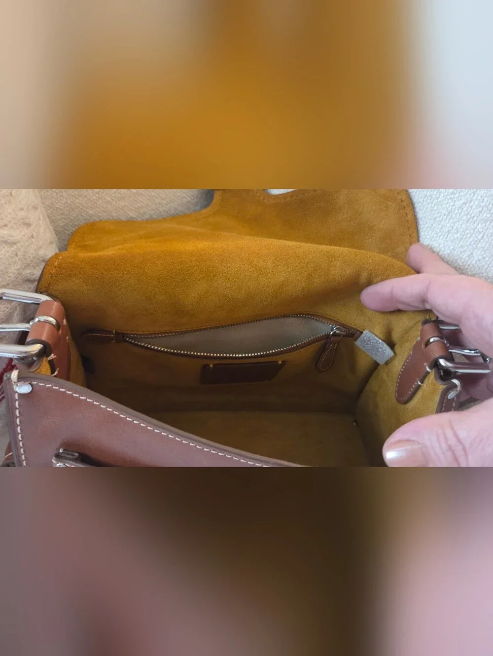 Coach Western Tabby In Burnished Amber. NWT - Picture 5 of 7